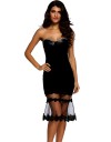 Rochie Eleganta din Catifea Neagra LC60873B2